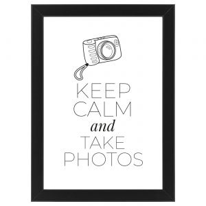 Plakat „KEEP CALM and TAKE PHOTOS” #009