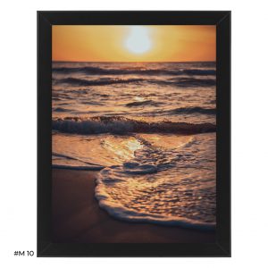 Plakat „zachód słońca nad morzem” #M10