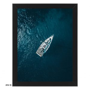 Plakat „jacht na pełnym morzu” #M8